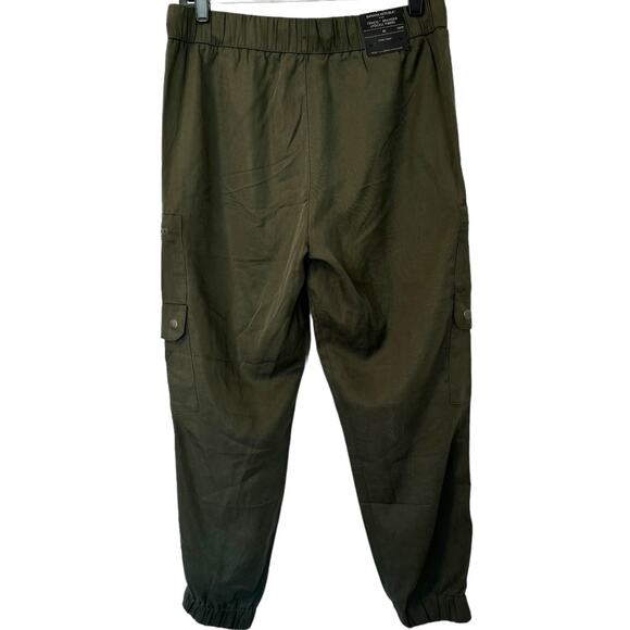 NWT Banana Republic Tencel Cargo Jogger in Steel Green - Picture 3 of 10